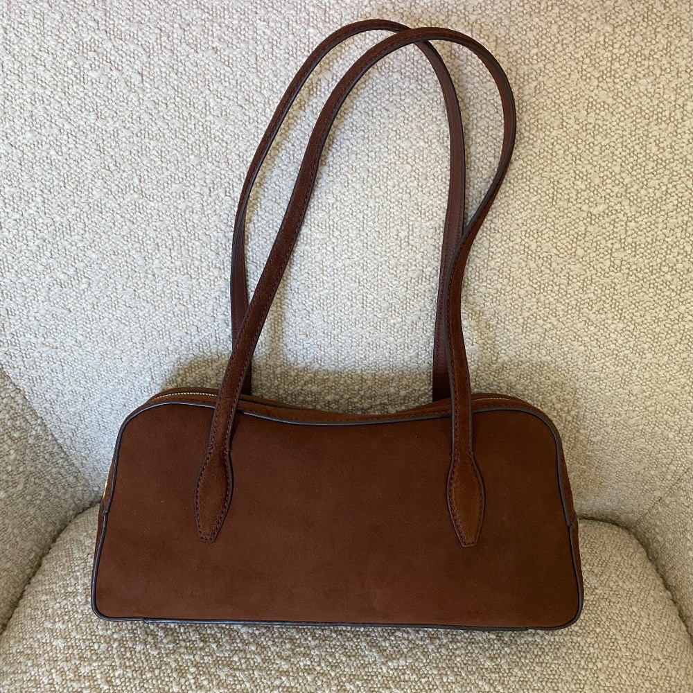 Madewell The Top-Zip Shoulder Bag Soft Mahogany